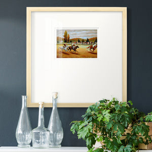 Day at the Races VI Premium Framed Print Double Matboard