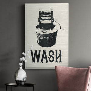 Vintage Laundry III Premium Gallery Wrapped Canvas - Ready to Hang