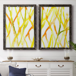 Runnel III - Barnwood Framed Canvas Set