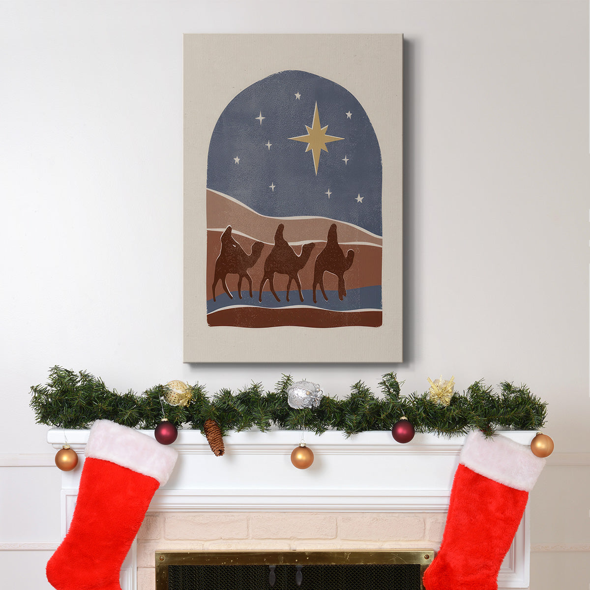 Boho Nativity II - Gallery Wrapped Canvas