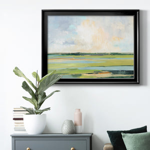 Pastel Horizon I - Modern Framed Canvas Print