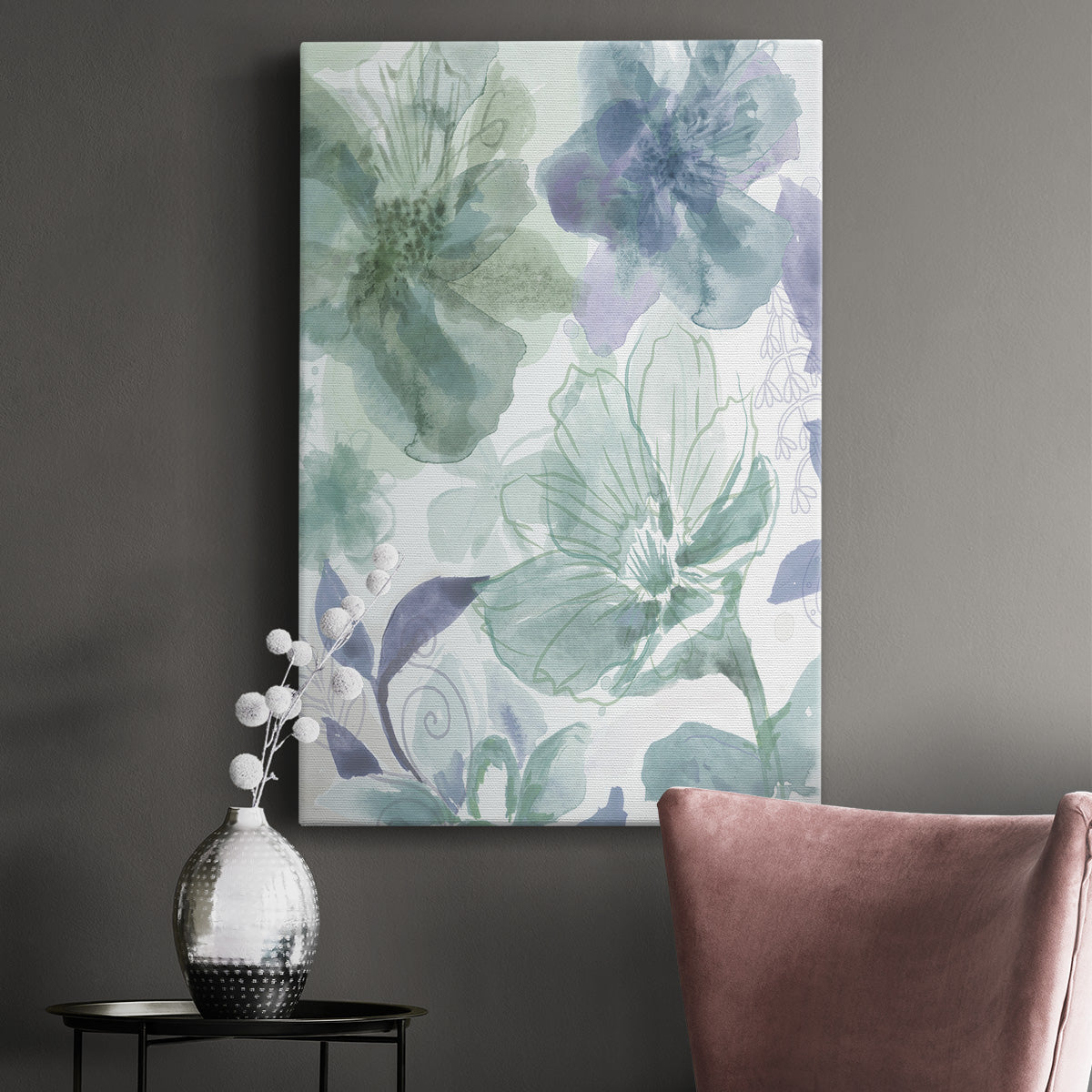 Bouquet of Dreams I Premium Gallery Wrapped Canvas - Ready to Hang
