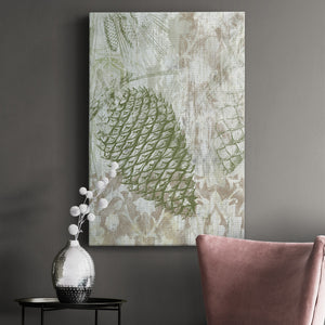 Pinecone Fresco I Premium Gallery Wrapped Canvas - Ready to Hang