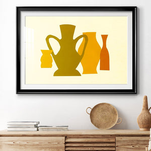 Posing Pottery I - Modern Framed Art Print