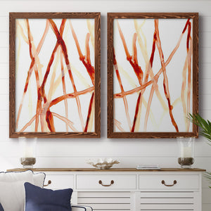 Runnel V - Barnwood Framed Canvas Set