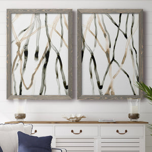 Runnel XI - Barnwood Framed Canvas Set