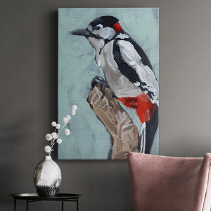 Woodpecker Paintstrokes I - Canvas Art Print