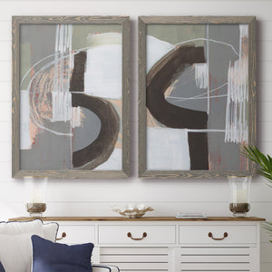 Arching Neutrals III - Premium Framed Canvas 2 Piece Set - Ready to Hang