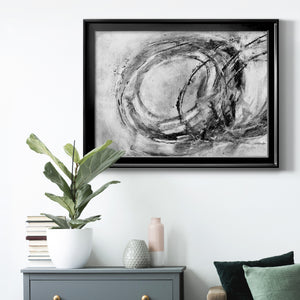 Infinity Rings I - Modern Framed Canvas Print