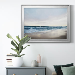 Shimmering Dawn - Modern Framed Canvas Print