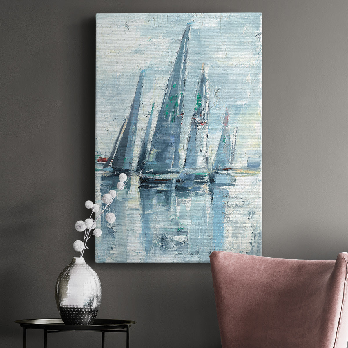 Regatta I Premium Gallery Wrapped Canvas - Ready to Hang