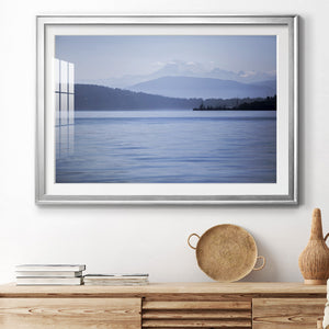 Blue Serenity - Modern Framed Art Print