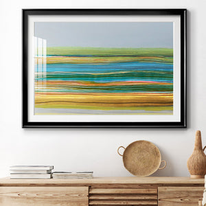 Parallel Striae II - Modern Framed Art Print