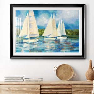 Clear Sailing - Modern Framed Art Print