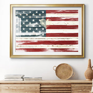Heart of America - Modern Framed Art Print