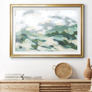 Verdant Hillside I - Modern Framed Art Print