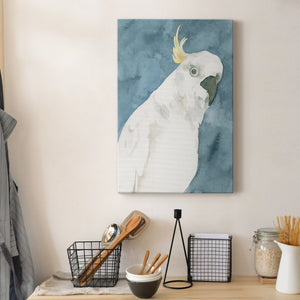 Cockatoo Portrait I Premium Gallery Wrapped Canvas - Ready to Hang