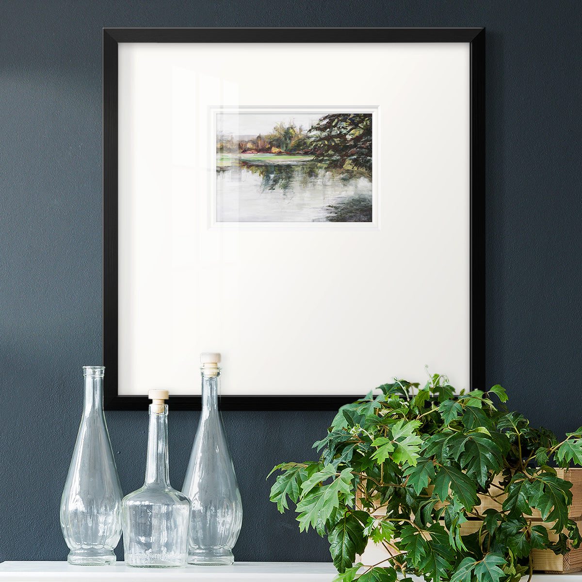 Upon Reflection Premium Framed Print Double Matboard