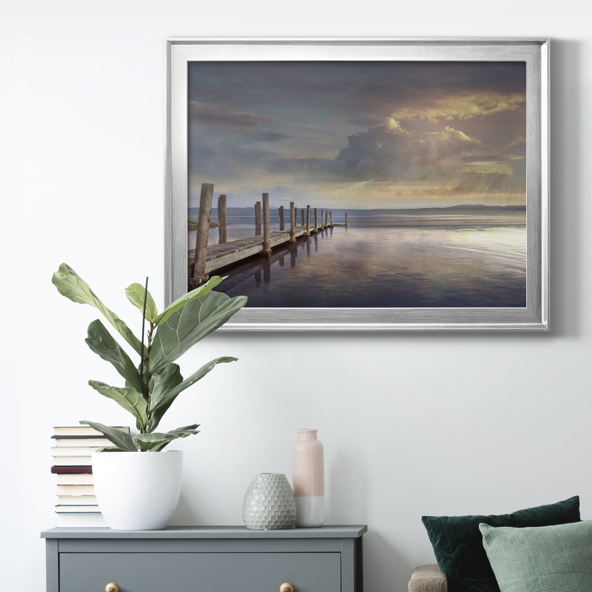 Evening Reflection Premium Classic Framed Canvas - Ready to Hang