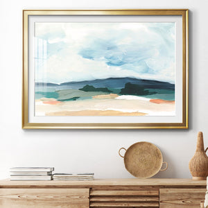 Pastel Vista II - Modern Framed Art Print