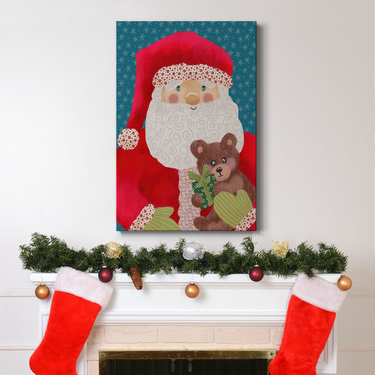 Santa Pack II - Gallery Wrapped Canvas
