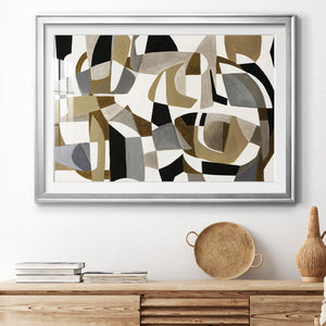 Circle Game - Modern Framed Art Print