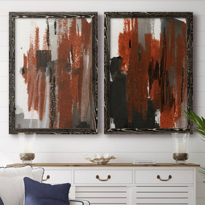 Loft Pastel V - Barnwood Framed Canvas Set