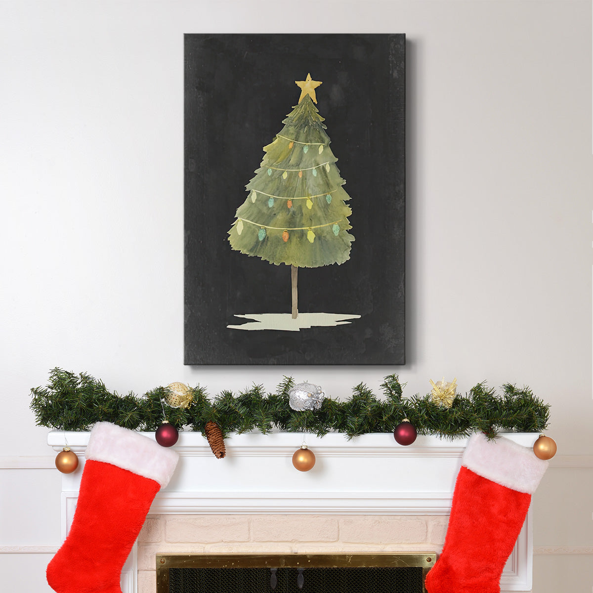 Christmas Glow I - Gallery Wrapped Canvas