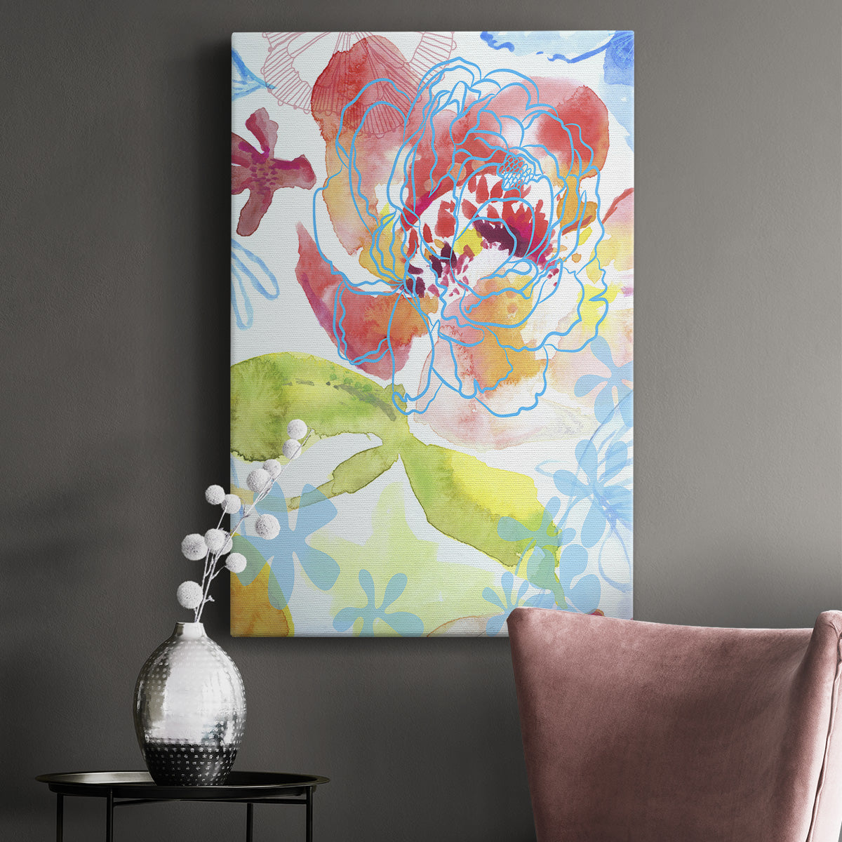 Blossoms in the Sun II Premium Gallery Wrapped Canvas - Ready to Hang