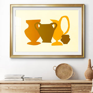 Posing Pottery II - Modern Framed Art Print