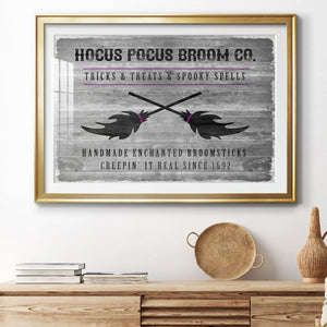 Hocus Pocus Broom Co. - Modern Framed Art Print