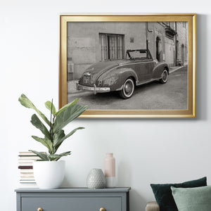 Classic Automobile - Modern Framed Canvas Print