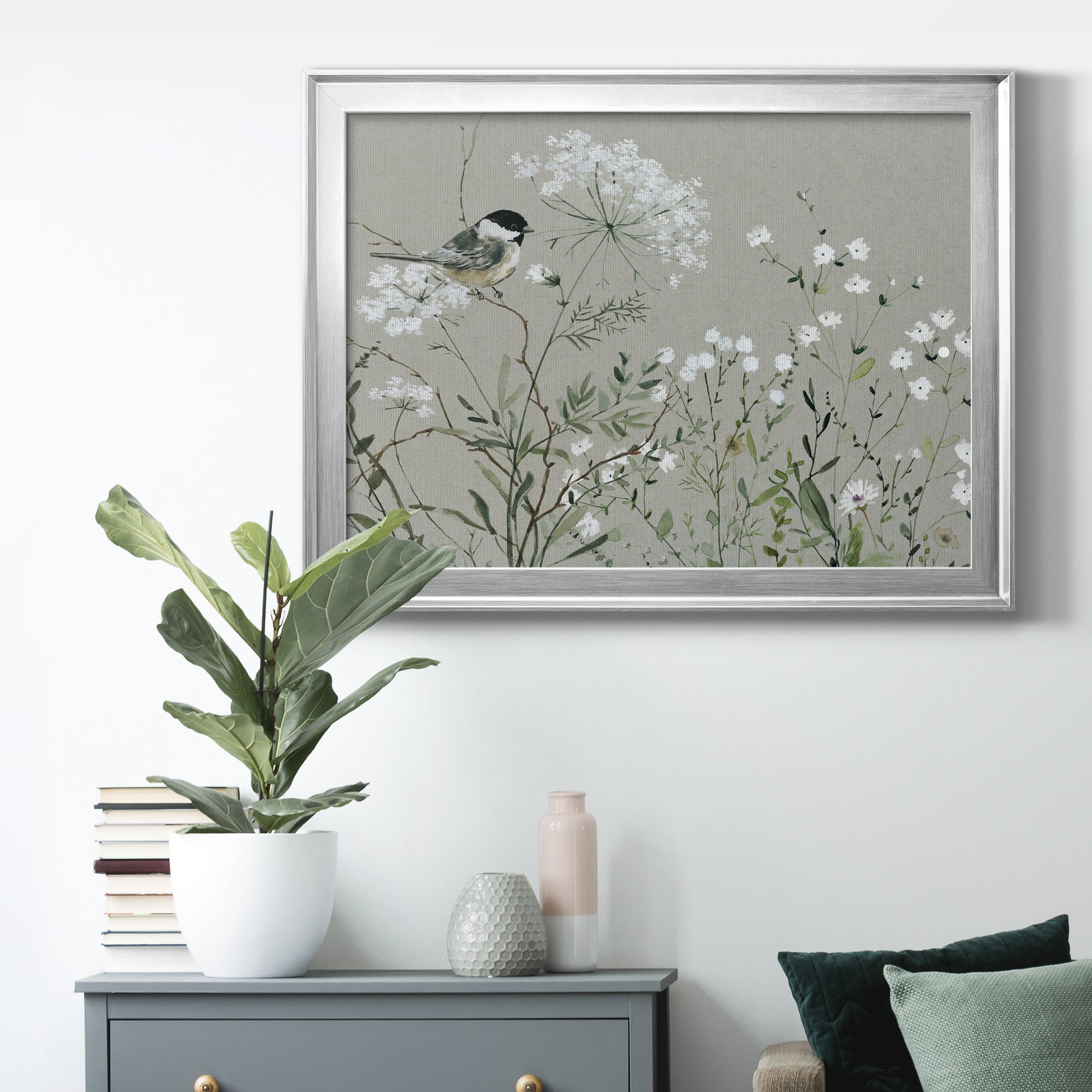 Bouquet of Grace Meadow I Premium Classic Framed Canvas - Ready to Hang