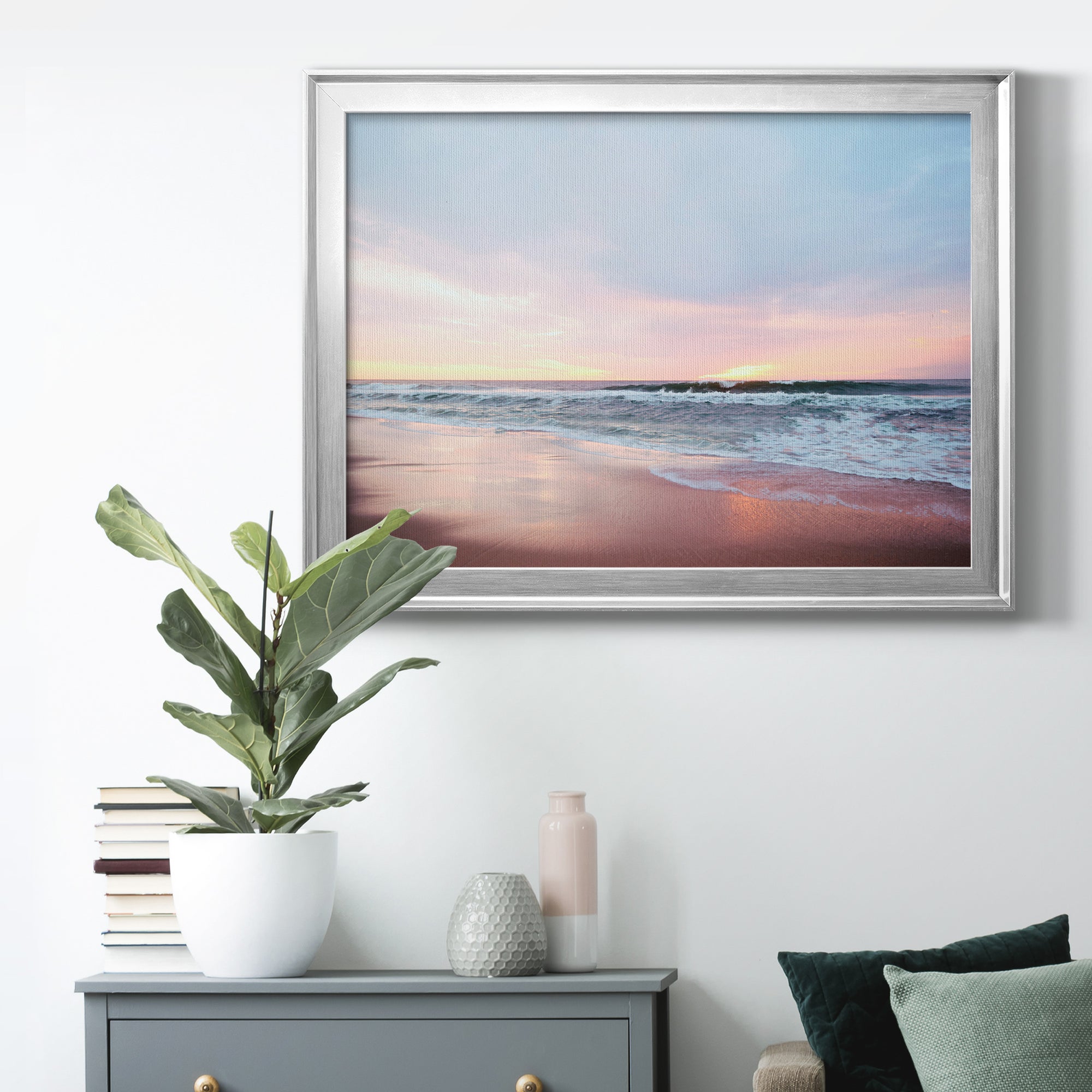 Morning Stroll Premium Classic Framed Canvas - Ready to Hang