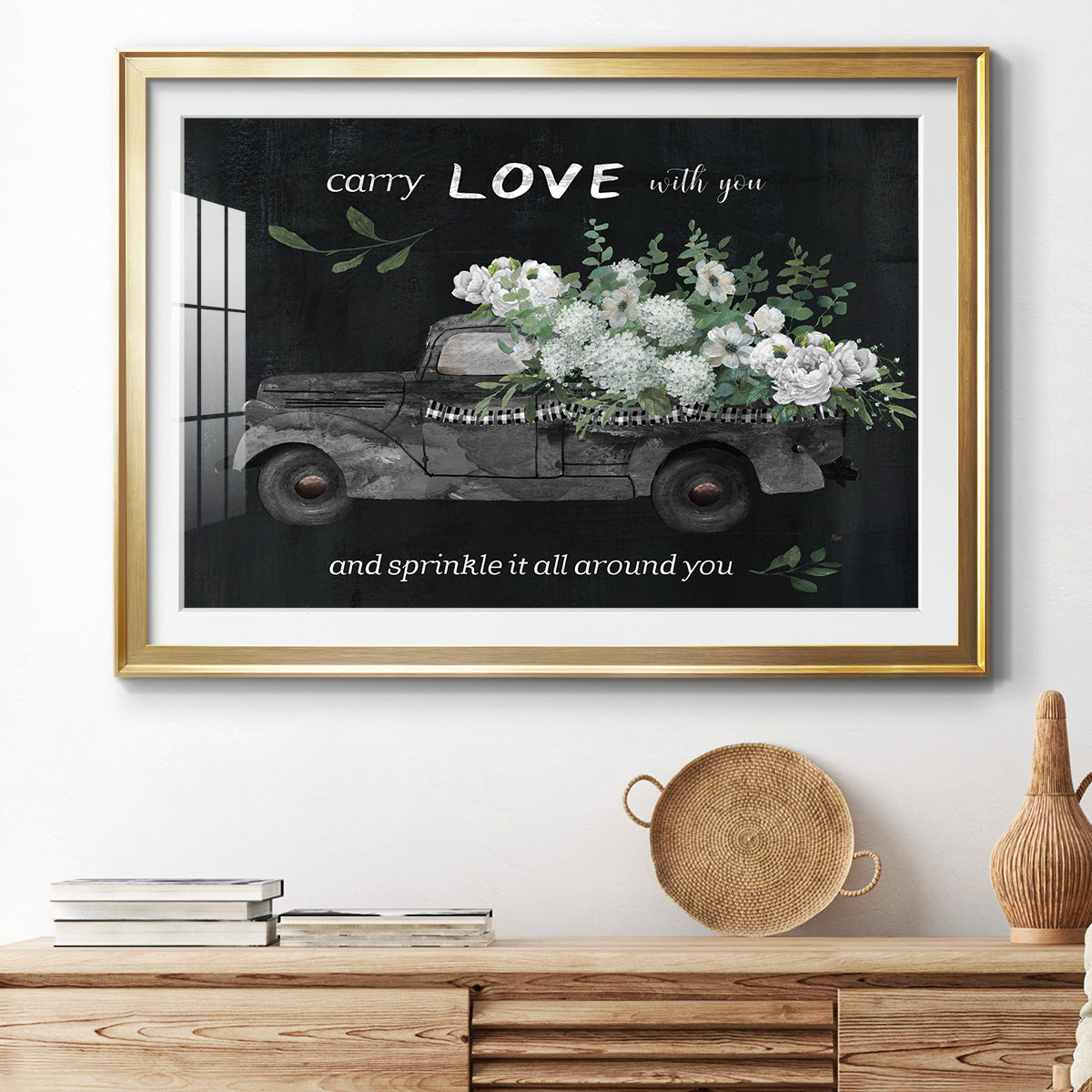 Carry Love Premium Framed Print - Ready to Hang