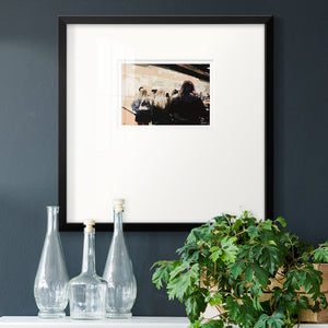 Late Night Queue Premium Framed Print Double Matboard