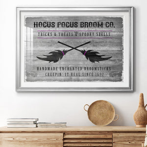 Hocus Pocus Broom Co. - Modern Framed Art Print