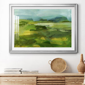 Emerald View IV - Modern Framed Art Print