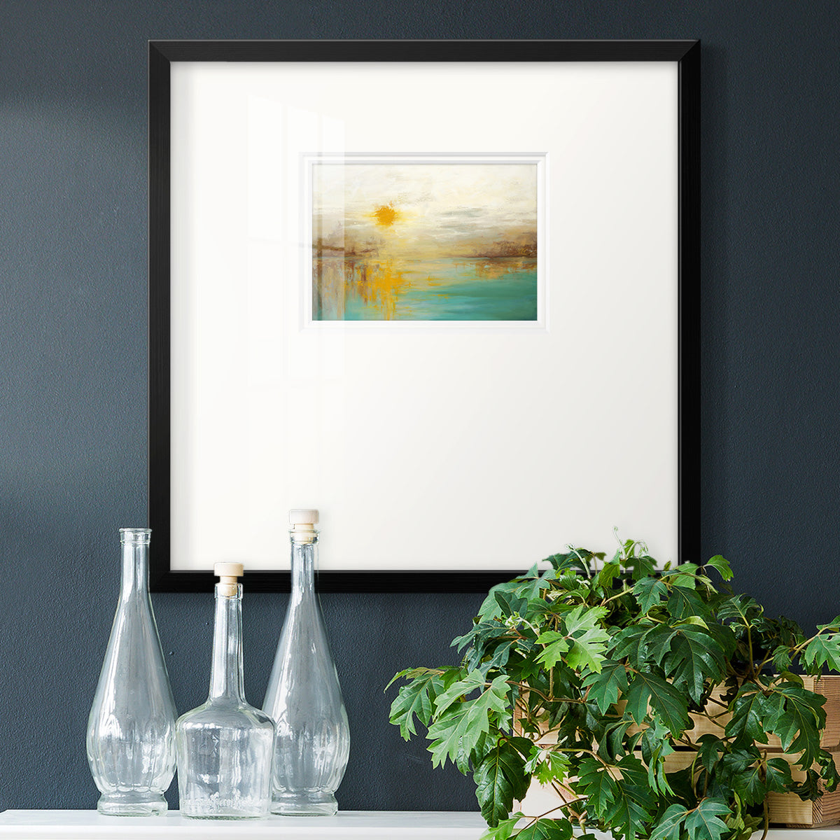 Last Day of Summer - Premium Framed Print Double Matboard