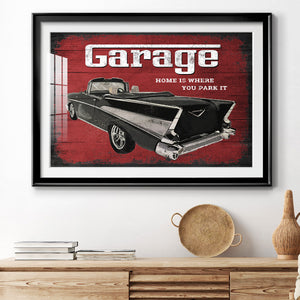 The Garage - Modern Framed Art Print