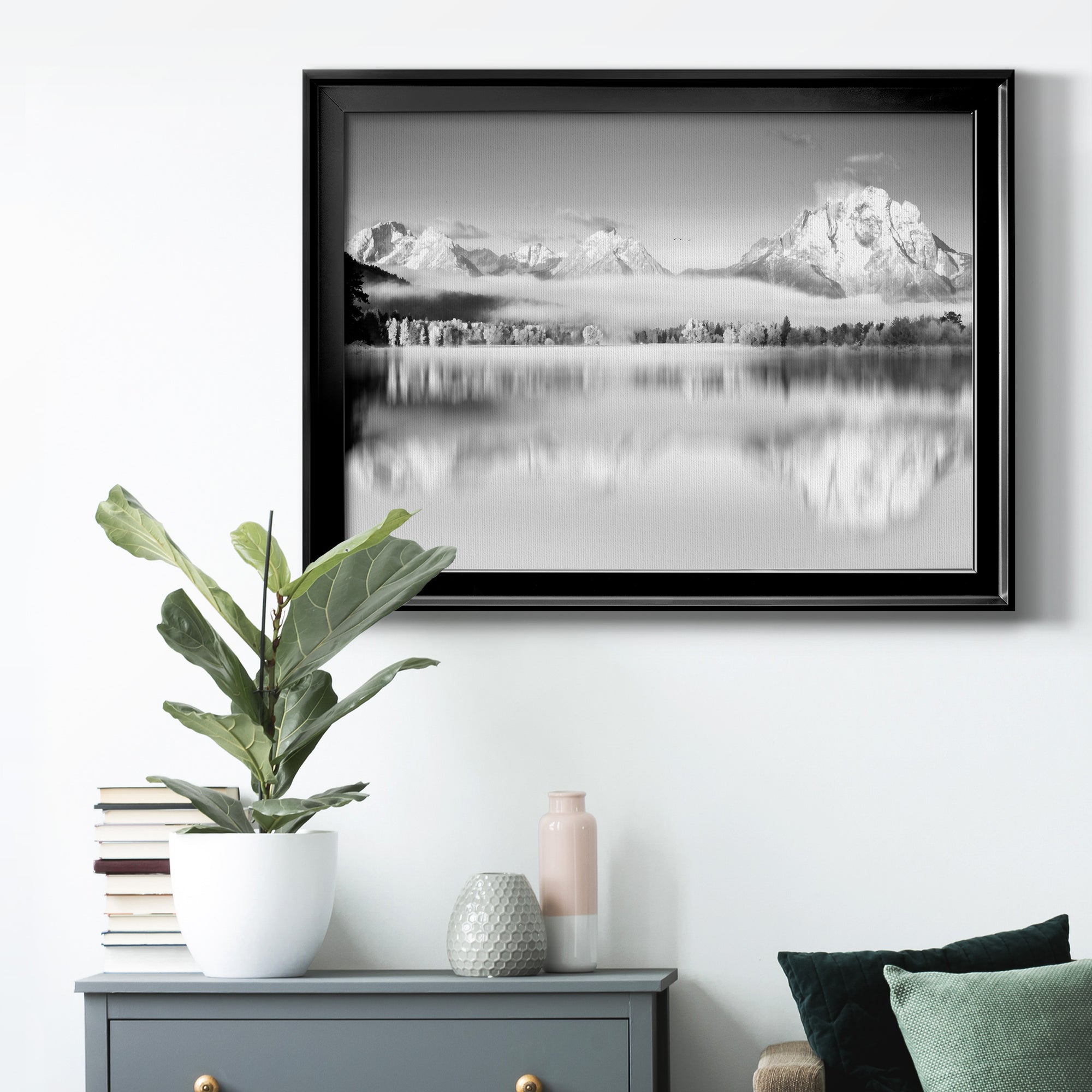 Peak Reflection Premium Classic Framed Canvas - Ready to Hang