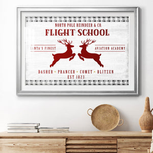 Flight School - Modern Framed Art Print