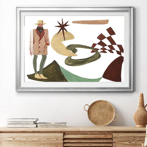 Vintage Vibes IV - Modern Framed Art Print