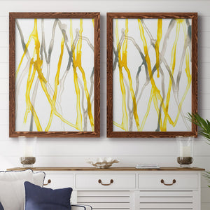 Runnel XIX - Barnwood Framed Canvas Set