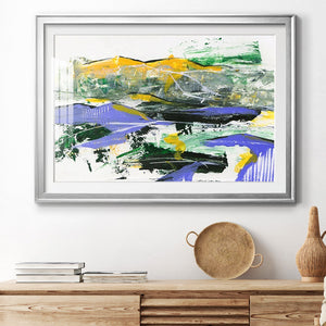Silent Mountain III - Modern Framed Art Print