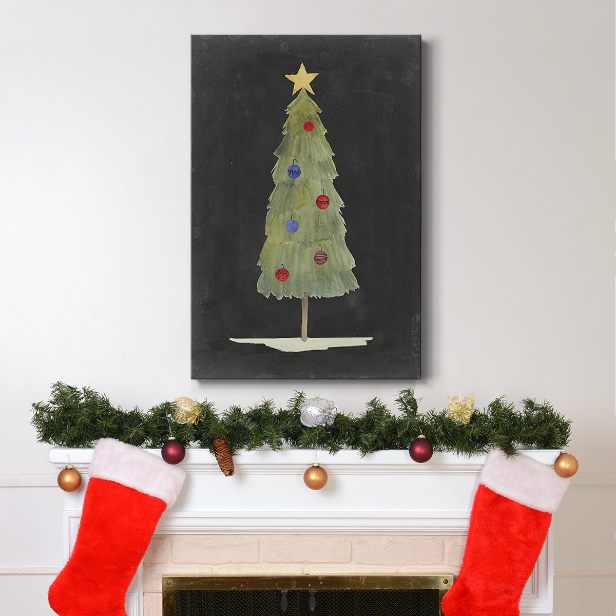 Christmas Glow II - Gallery Wrapped Canvas