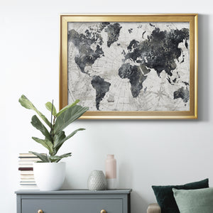 Modern Atlas Premium Classic Framed Canvas - Ready to Hang