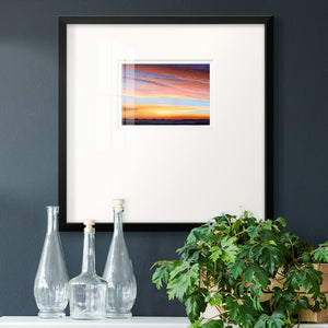 Ignited Dusk III Premium Framed Print Double Matboard