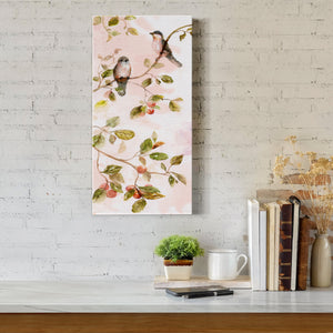 Blushing Birds I - Premium Gallery Wrapped Canvas - Ready to Hang