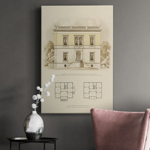 Estate and Plan V - Canvas Art Print